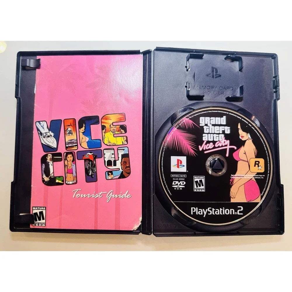 Lot 4 DVD PlayStation 2 Megaman, MVP Baseball 2004, SpongeBob, Grand Theft Auto